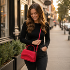 "Nia" Crossbody Leather Bag