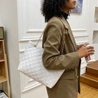 Cloudy - Puffer Tote Bag