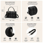 Zola" Leather Tote Bag