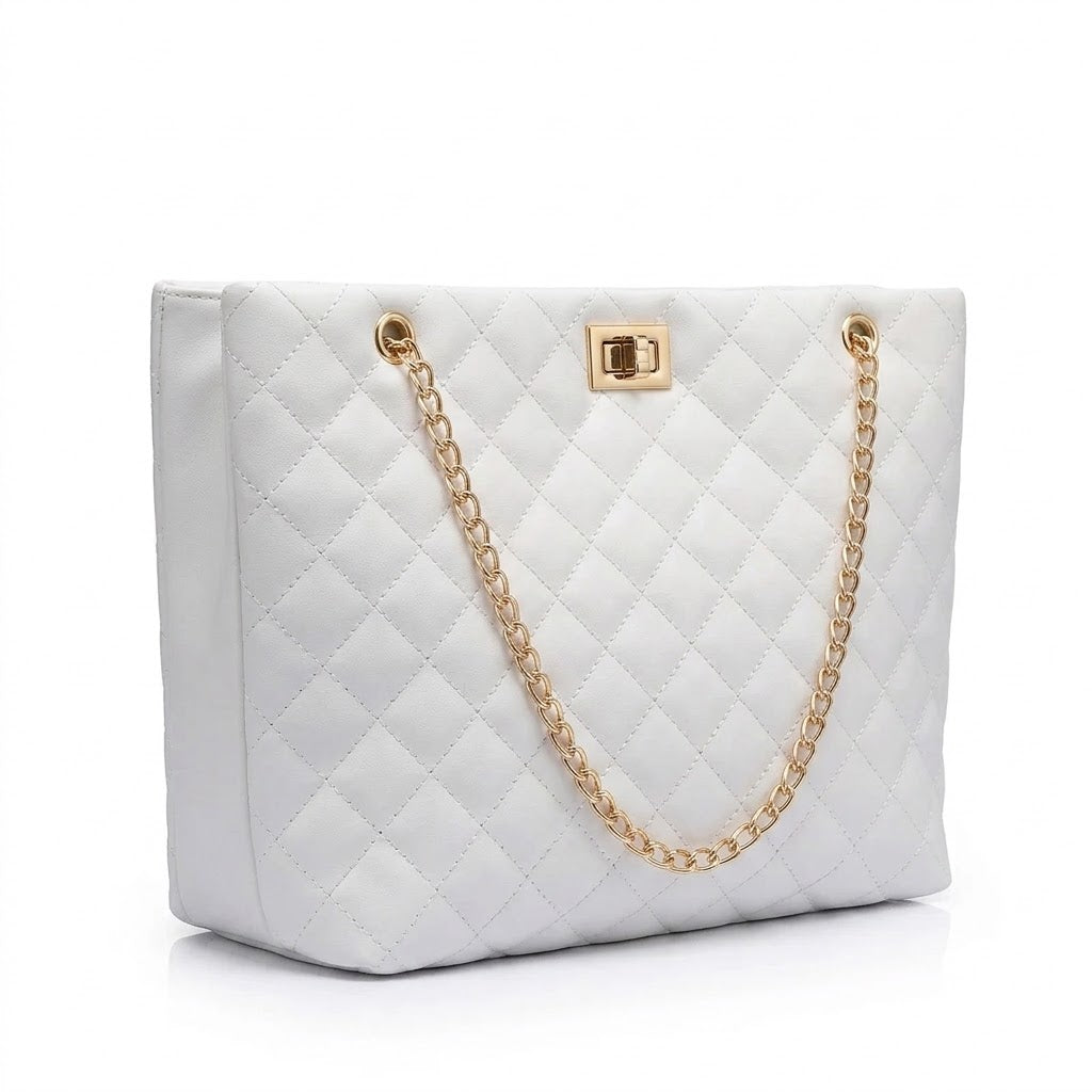 Cloudy - Puffer Tote Bag