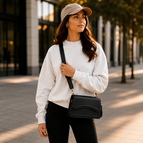 "Nia" Crossbody Leather Bag