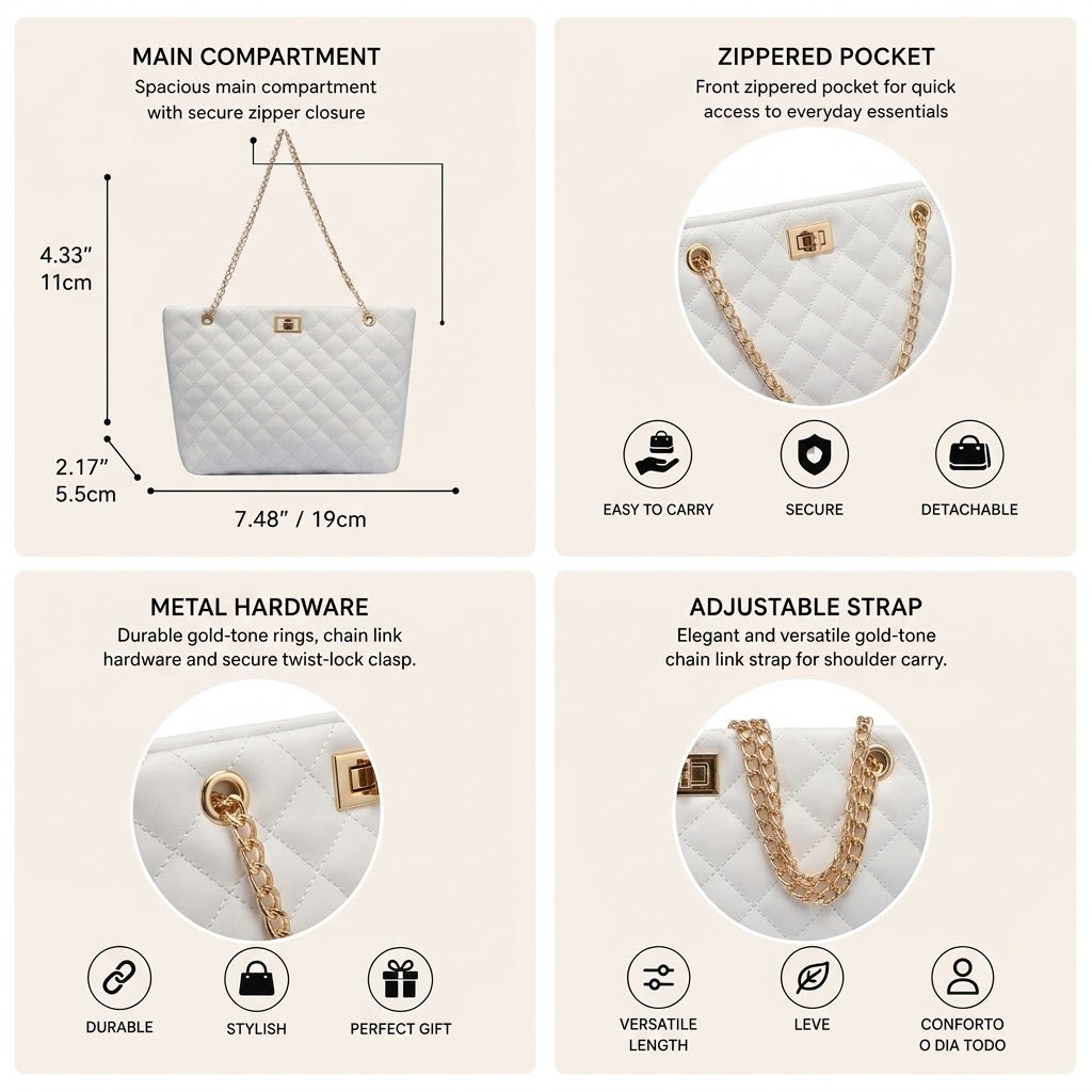 Cloudy - Puffer Tote Bag