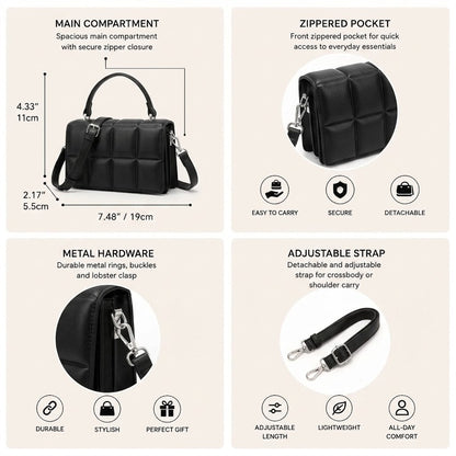 Zola" Leather Tote Bag